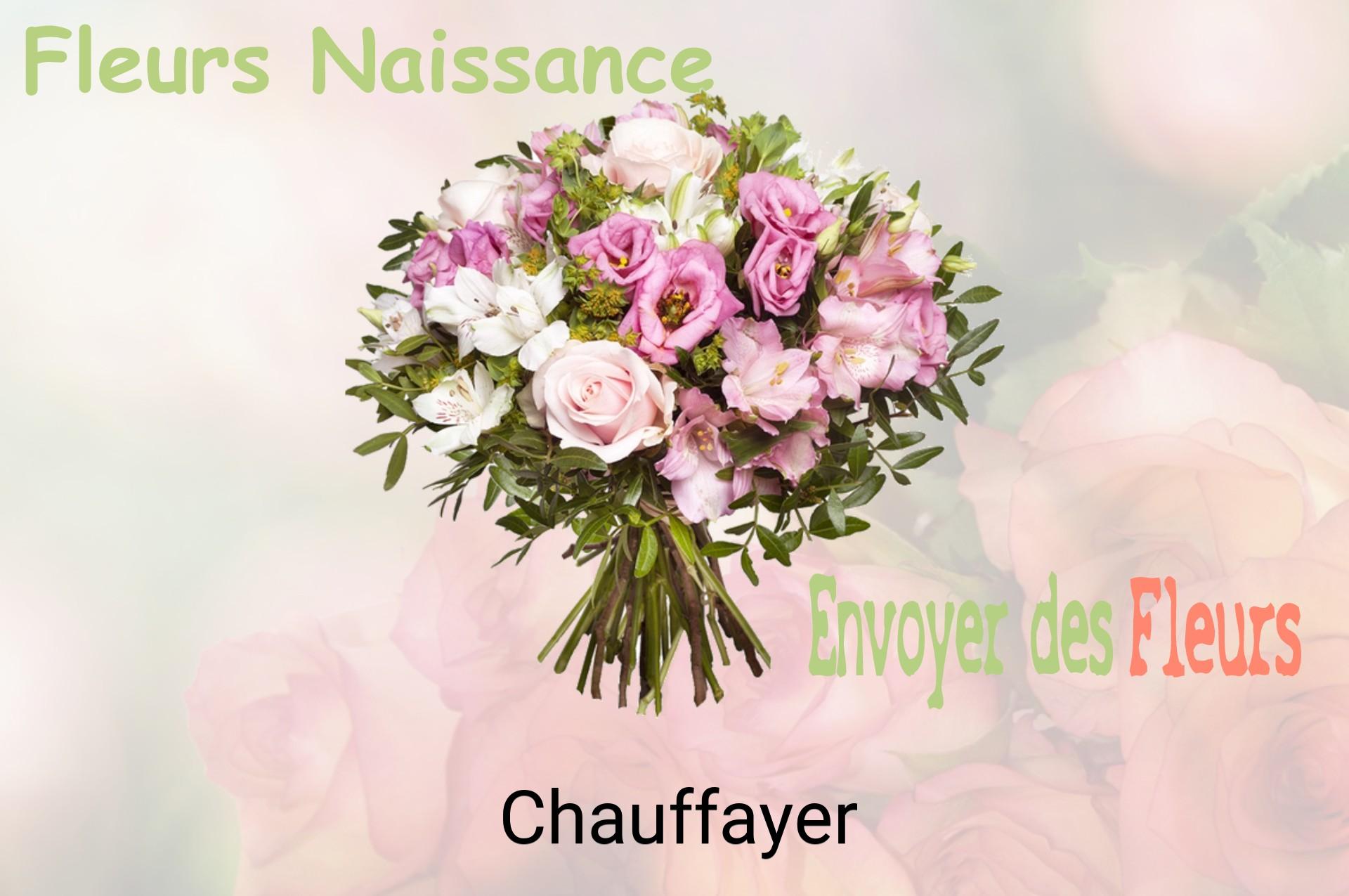 Bouquet de fleurs de naissance livré à Chauffayer